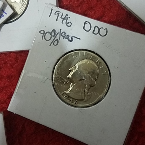 Lot of 90% silver quarters[ 21] - Picture 2 of 4